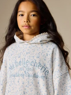 Sweaters En Hoody´S|Next Cream Ditsy Flower - Hoodie (3 - 16 jr)