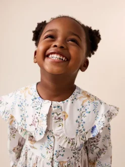 Jurken|Jurken|Next Cream Easter - Collared Dress (3mths-7yrs)