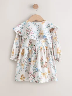 Jurken|Jurken|Next Cream Easter - Collared Dress (3mths-7yrs)