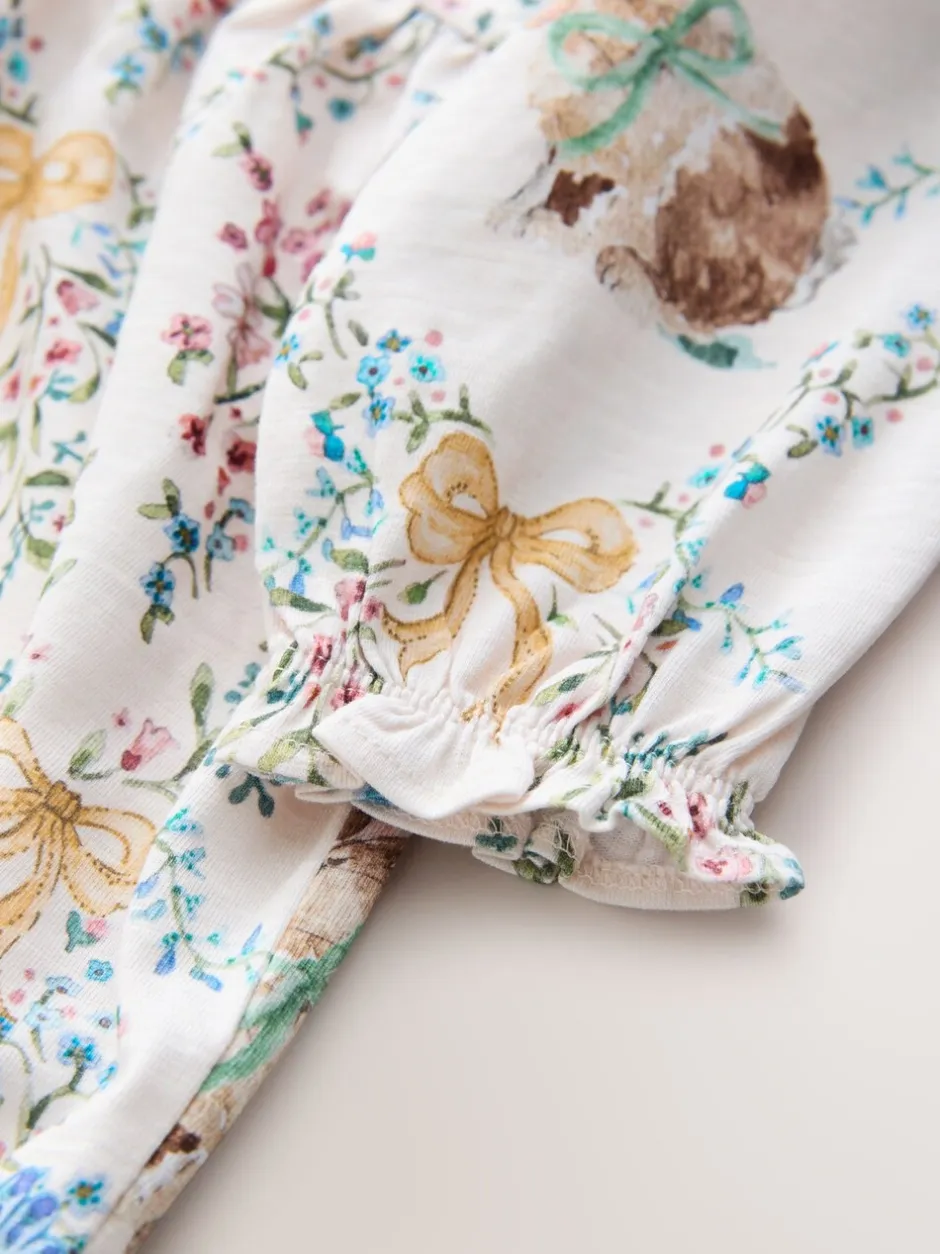 Jurken|Jurken|Next Cream Easter - Collared Dress (3mths-7yrs)
