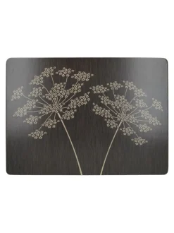 Tafellinnen En Placemats *Creative Tops Set van 4 grote Placemats met kurken achterkant en Kunstdruk