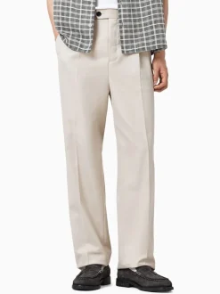 Formele Broek|All Saints - AllSaints Tallis Straight Trousers Crème