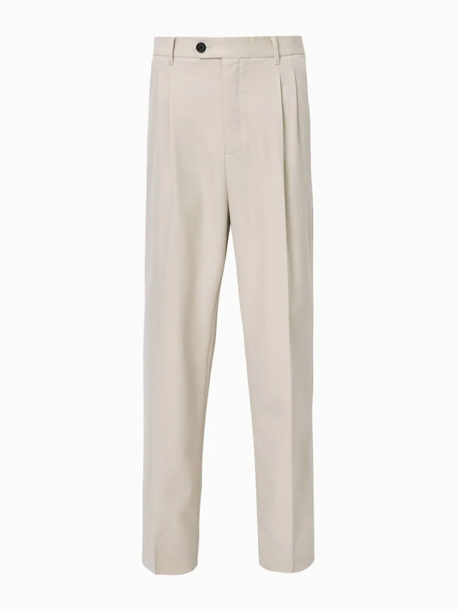 Formele Broek|All Saints - AllSaints Tallis Straight Trousers Crème