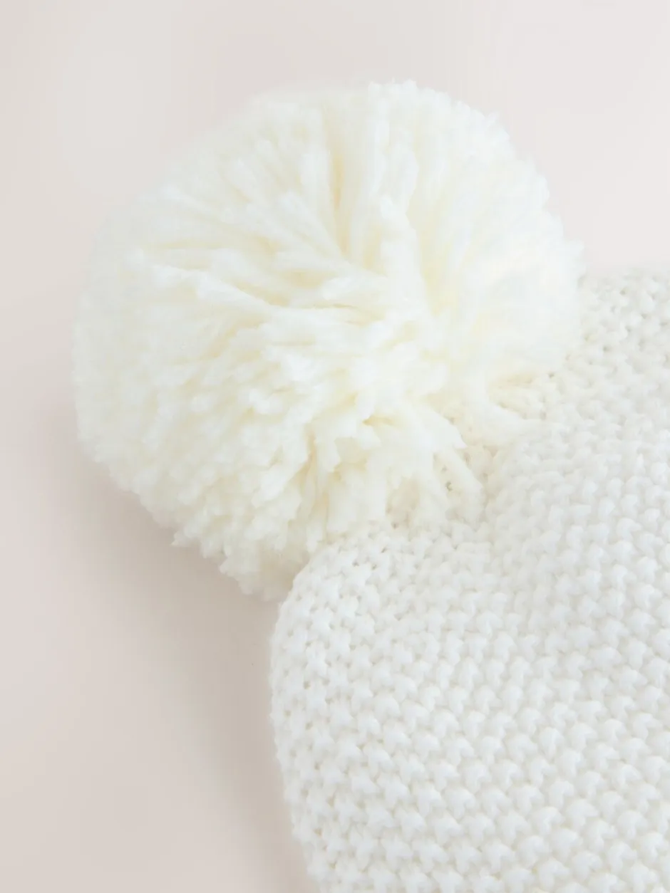 Mutsjes En Antikrabwantjes|Mutsen, Handschoenen En Sjaals|Next Crème - Baby geborduurde konijnenfiguur hoed (0mnd -2jr)