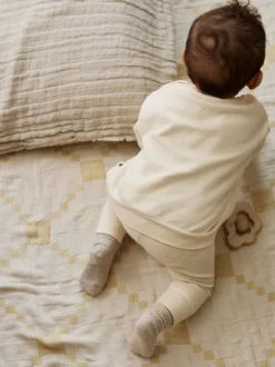 Sets En Combisets|Truien En Breisels*Next Crème - Baby Sweater en Leggings Set 2 Pieces (0mnd-2jr)