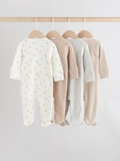 Multipacks|Babypakjes En Babypyjama's|Next Crème - Babypyjama's met tweewegrits (0-2jr)