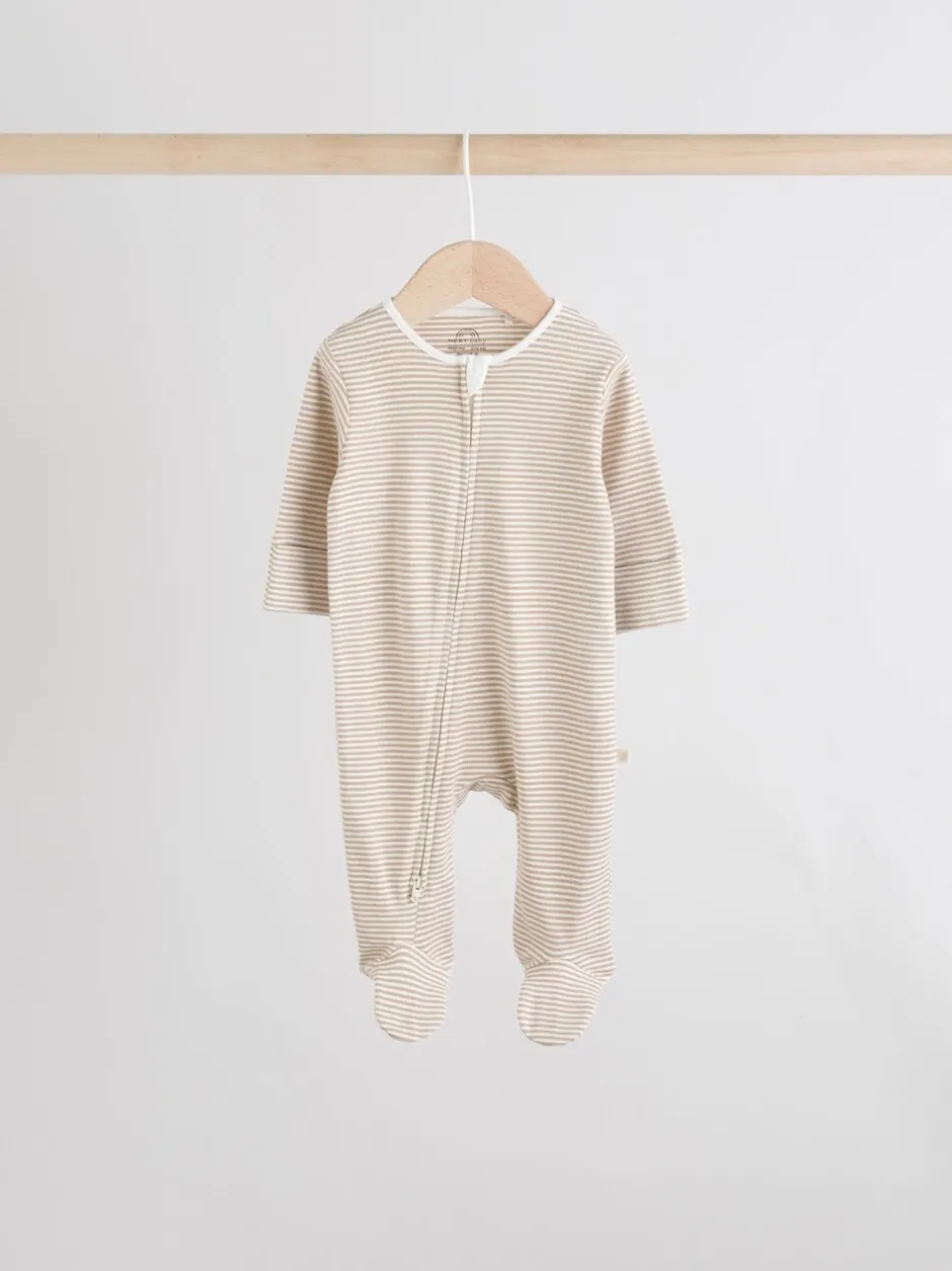 Multipacks|Babypakjes En Babypyjama's|Next Crème - Babypyjama's met tweewegrits (0-2jr)