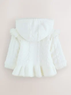 Jassen En Jacks*Baker by Ted Baker - gebreide vestjas met strikdetail Crème