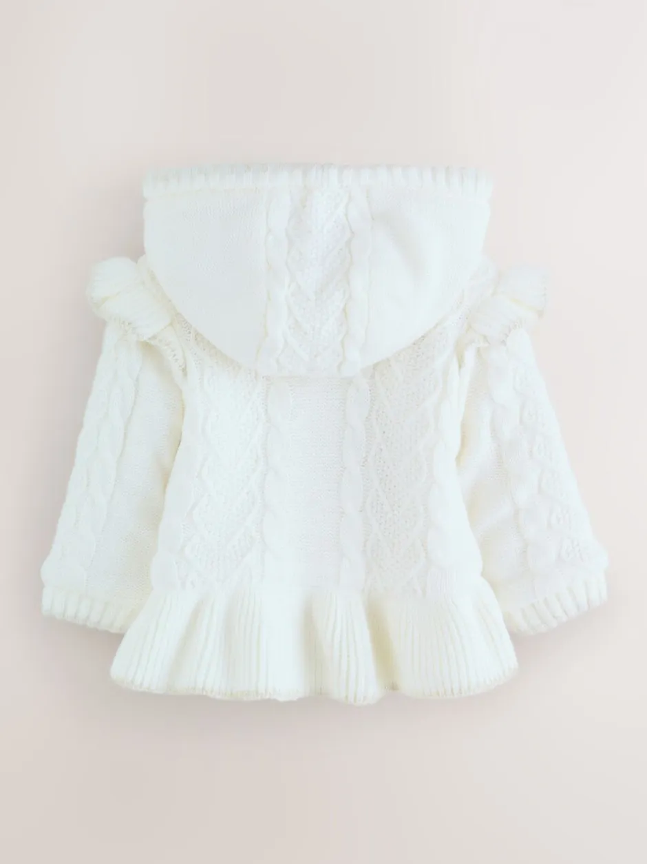 Jassen En Jacks*Baker by Ted Baker - gebreide vestjas met strikdetail Crème