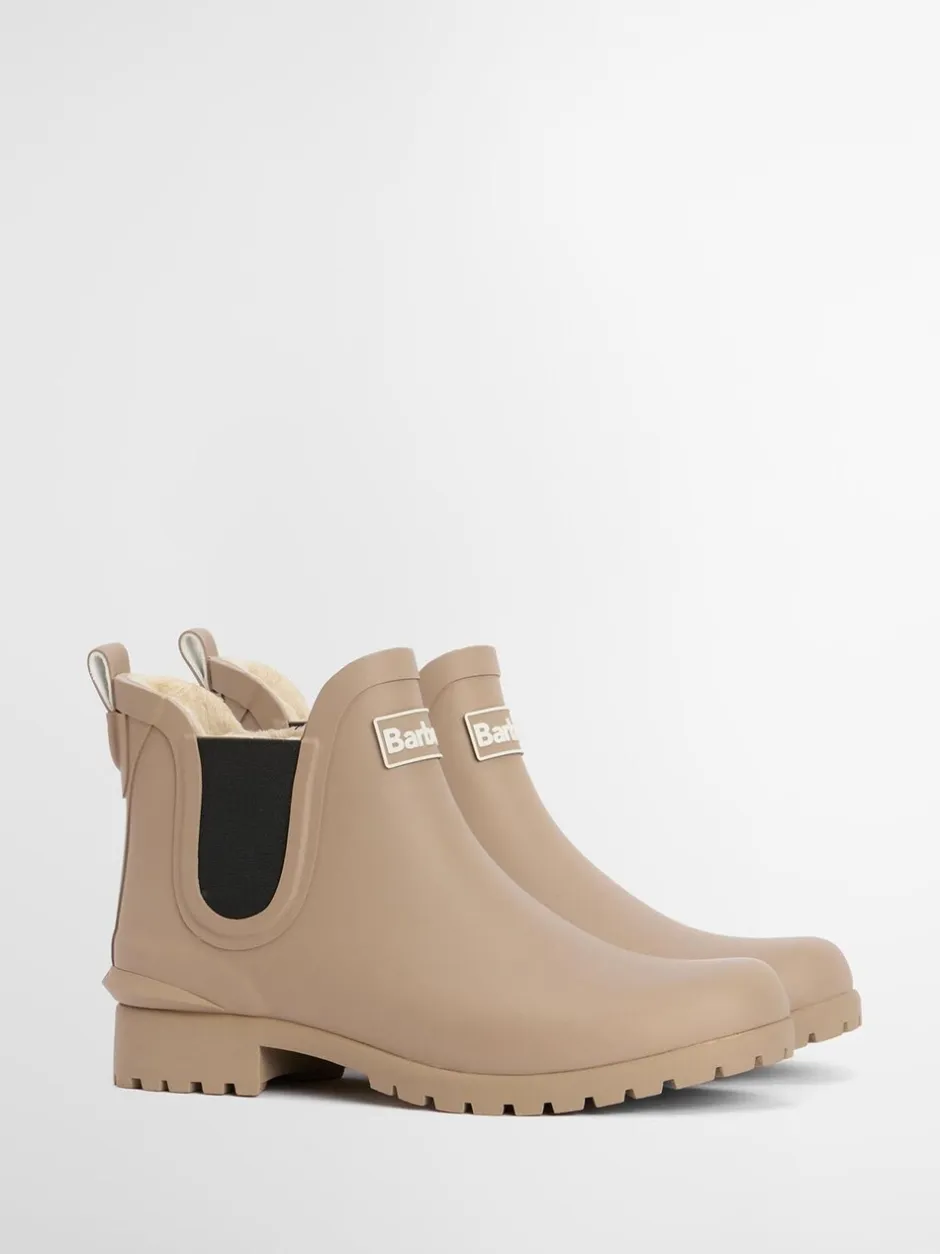 Laarzen|Boots|Barbour - ® Kirkton Chelsea Wellington Boots Crème