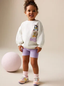 Shorts En Rokken|Next Crème - Bluey Shorts Set (12mths-7yrs)