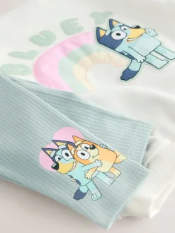 Sets En Combisets|Truien En Breisels|Next Crème - Bluey-set van sweatshirt en legging (12mnd -7jr)