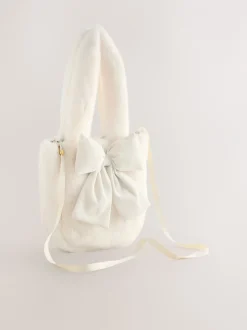 Tassen*Next Crème - Cream Fur Bucket Bag