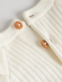 Sets En Combisets|Truien En Breisels*Next Crème - Gebreide babytrui en leggings set 2 -delig (0mnd -3jr)