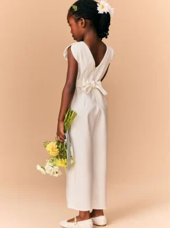 Jumpsuits En Playsuits|Next - Gelegenheidsjumpsuit (3-16jr) Crème