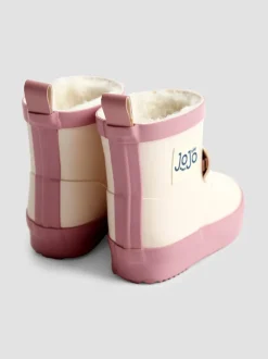 Laarzen*Jojo Maman Bébé - Print Short Wellies Crème