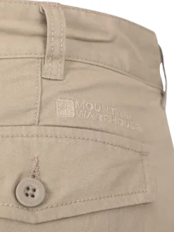 Shorts*Mountain Warehouse Crème - Mens Lakeside 100% Cotton Cargo Shorts