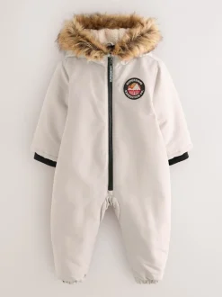 Jassen, Jacks En Kinderwagenpakjes|Superdry Crème - Everest sneeuwpak