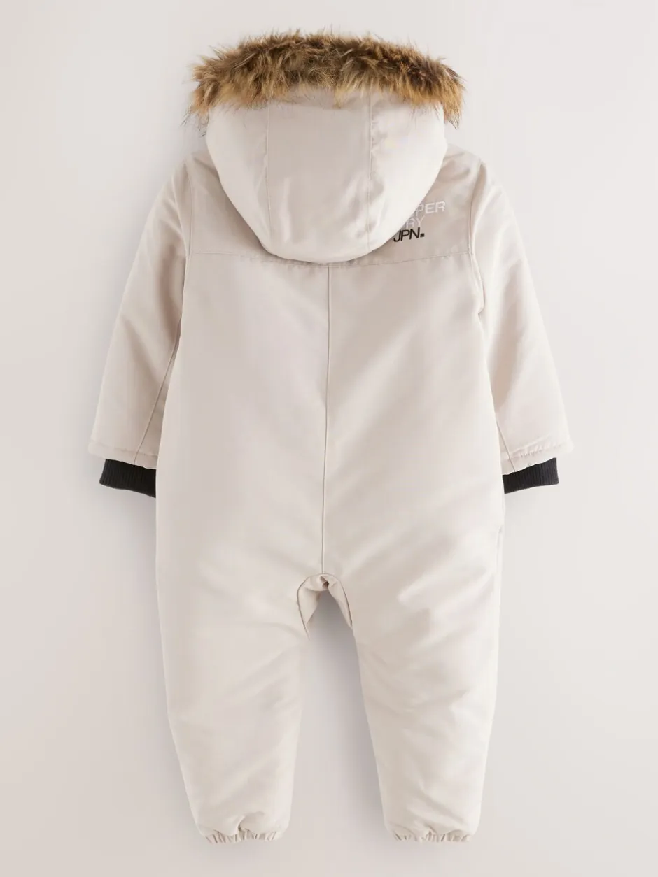 Jassen, Jacks En Kinderwagenpakjes|Superdry Crème - Everest sneeuwpak