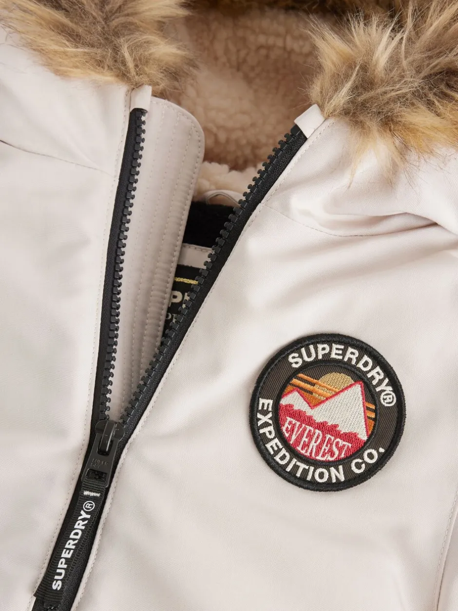 Jassen, Jacks En Kinderwagenpakjes|Superdry Crème - Everest sneeuwpak