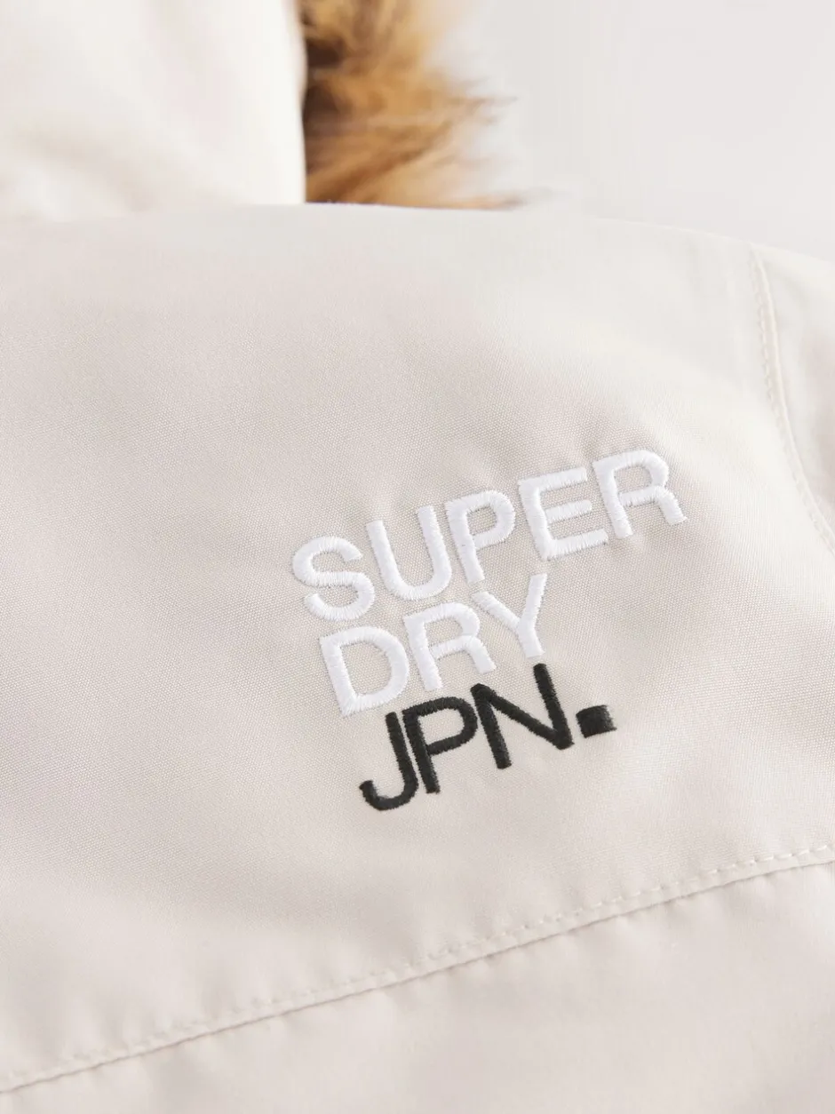 Jassen, Jacks En Kinderwagenpakjes|Superdry Crème - Everest sneeuwpak