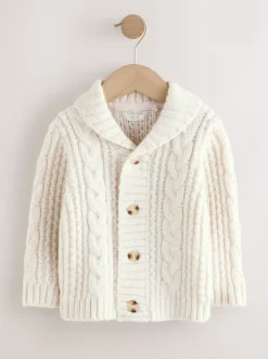 Truien En Breisels*Next Crème - Vest met figuurtjes (3mnd-7jr)