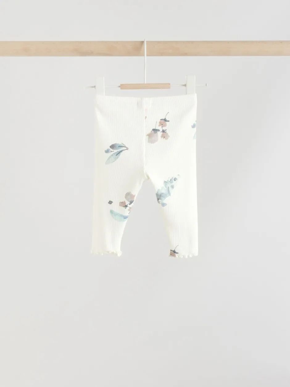 Sets En Combisets|Truien En Breisels|Next - Set van 2 -delige Baby Sweater en Joggingbroeken (0mnd -2jr) Crème gebloemd