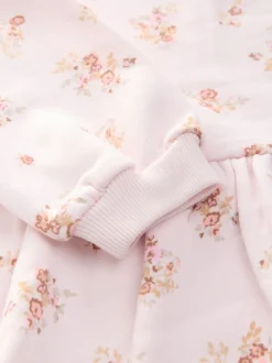 Truien En Breisels|Jurken|Next Crème gebloemd - Sweaterjurk (3 mnd-7 jr)