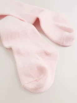 Jurken|Next - 2 -delige Baby Set van velours Jurk met Lange mouwen en Panty''s (0mnd-2jr) Crème met bloemetjesprint
