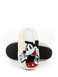 Pantoffels*Vanilla Underground Crème met Mickey Mouse - winterpantoffels voor volwassenen