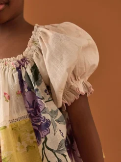 Overhemden En Blouses*Next Crème/geel - Patchwork blouse (3-16jr)