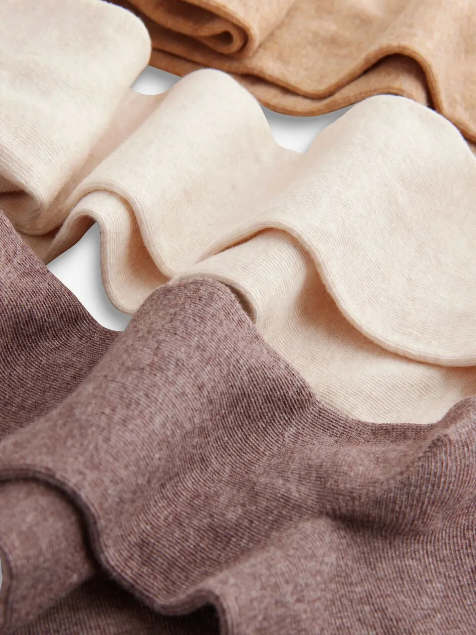 Sokken En Panty's|Sokken En Panty's*Next - Set van 3 katoenrijke tights Crèmekleurig/neutraal