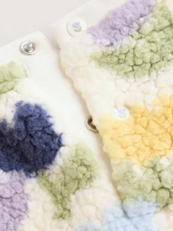 Sets En Combisets|Truien En Breisels|Next - 2 -delige Set van Fleece Tops en Leggings voor Baby''s (0mnd-2jr) Crème/paarse tulp