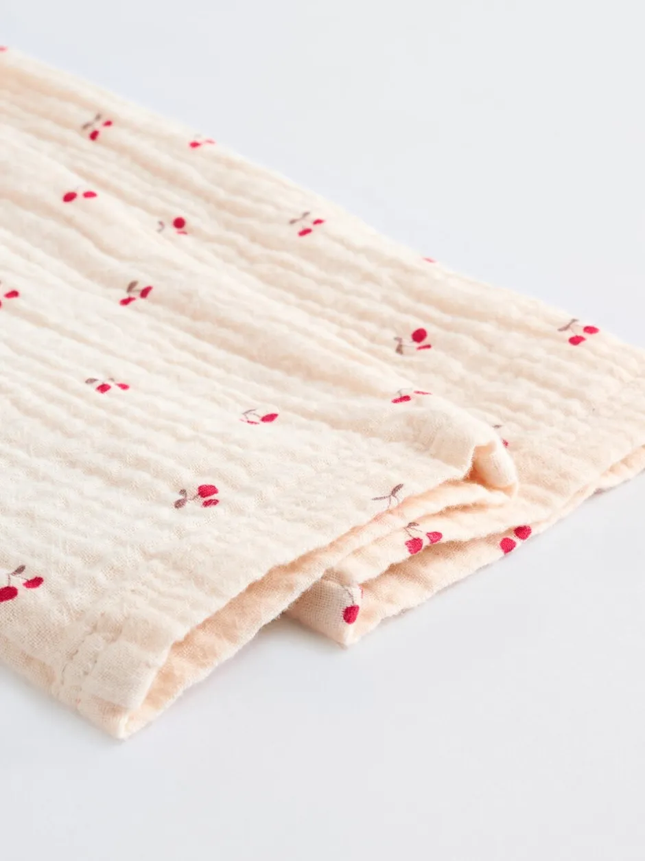 Tops|Sets En Outfits*Next - 2 -delige babyset van geweven tops en broeken met lange mouwen (0mnd -2jr) Crème/rode kers