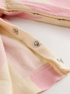 Rompertjes En Tuinbroeken|Tuinbroeken|Next - Baby Set van bretelbroeken en Bodysuit 2 Pieces (0mnd.-3jr) Crème/roze gestreept