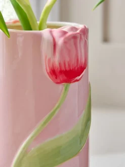 Vazen|Next 3D Tuilp Ceramic Vase