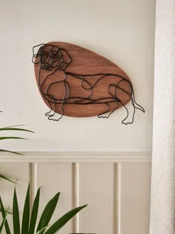 Canvassen En Kunst Voor Aan De Wand|Next Dachshund Wire Wall Plaque