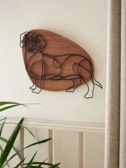 Canvassen En Kunst Voor Aan De Wand|Next Dachshund Wire Wall Plaque
