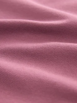 Poloshirts*Next Damson roze - Normale Pasvorm - Piqué poloshirt met korte mouwen