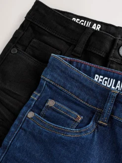 Jeans*Next - Stretchjeans 2 stuks (3-17jr) Dark Blue/ Black Denim