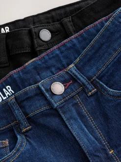 Jeans*Next - Stretchjeans 2 stuks (3-17jr) Dark Blue/ Black Denim