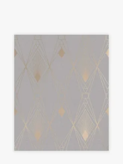 Behang|Next Deco Geometric 10M Wallpaper Grijs