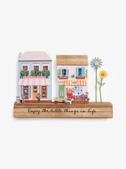 Decoraties*Next Decoratief houten tafereel met lentehuis ornament