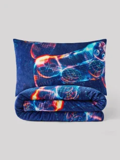 Kinderbeddengoed|Beddengoedsets En Dekbedovertrekken*Next Dekbedovertrek en kussensloop Blue Gamer Cosy Fleece
