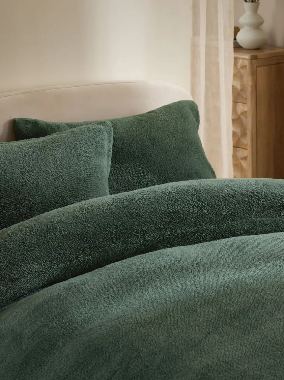 Beddengoedsets En Dekbedovertrekken|Next Dekbedovertrek- en kussensloopset van teddy fleece