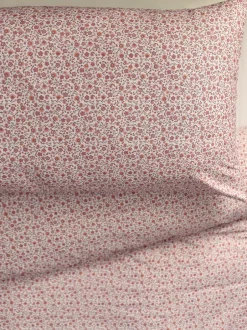 Kinderbeddengoed|Beddengoedsets En Dekbedovertrekken*Next Dekbedovertrek- en kussensloopset met print Vijgroze gebloemd