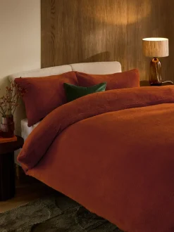 Beddengoedsets En Dekbedovertrekken|Next Dekbedovertrek- en kussensloopset van teddy fleece