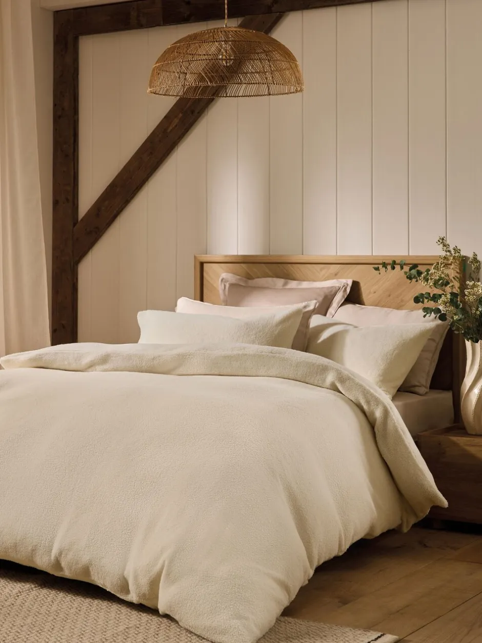 Beddengoedsets En Dekbedovertrekken|Next Dekbedovertrek- en kussensloopset van teddy fleece