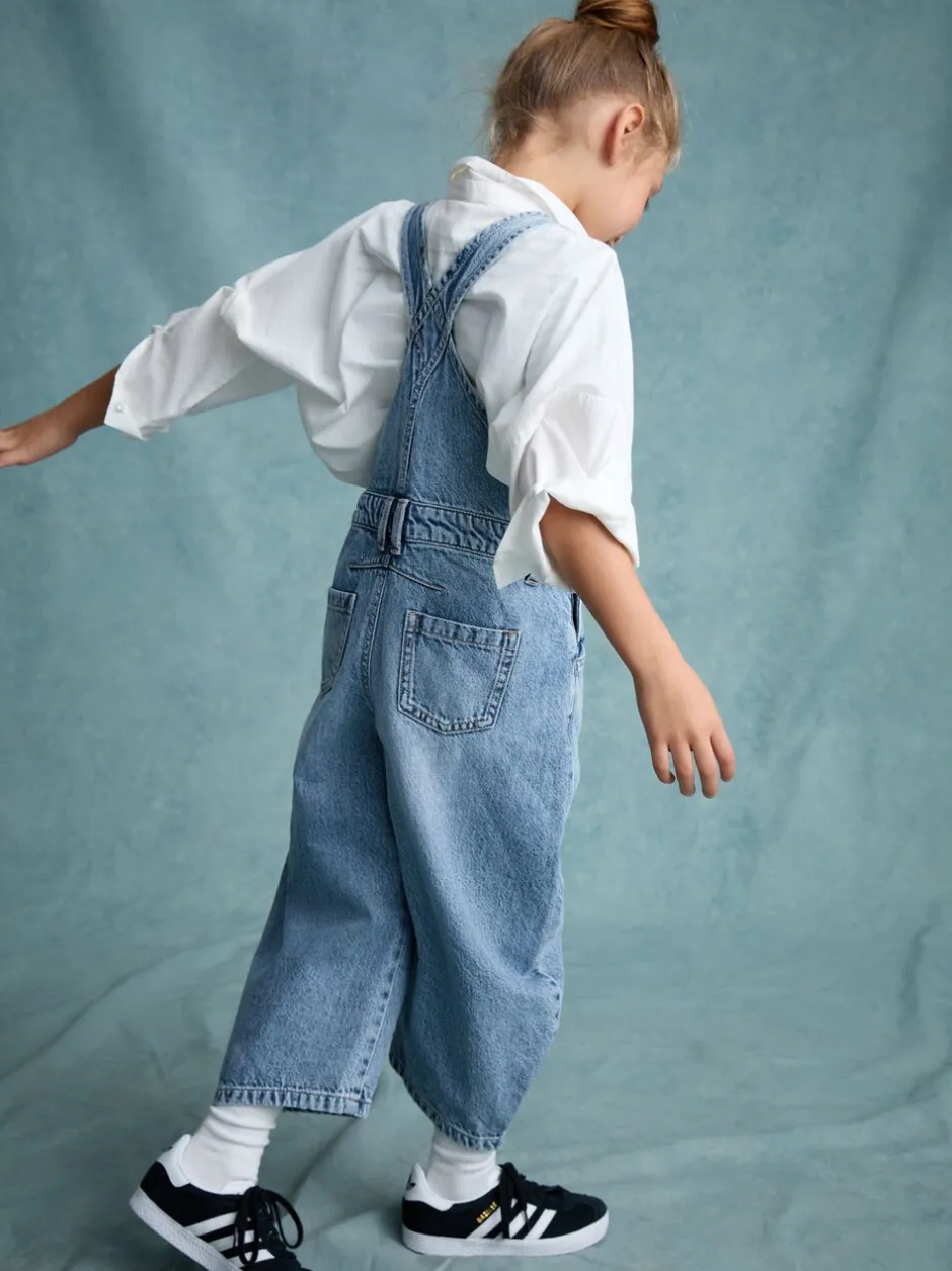 Tuinbroeken|Jumpsuits En Playsuits*Next Denim - Barrel 100% katoenen bretelbroeken (3-16jr)