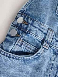Tuinbroeken|Jumpsuits En Playsuits*Next Denim - Barrel 100% katoenen bretelbroeken (3-16jr)
